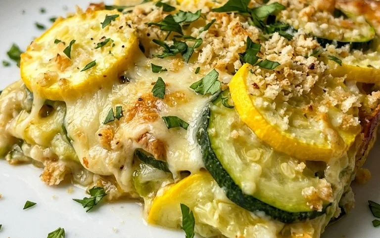 Easy Cheesy Zucchini Casserole