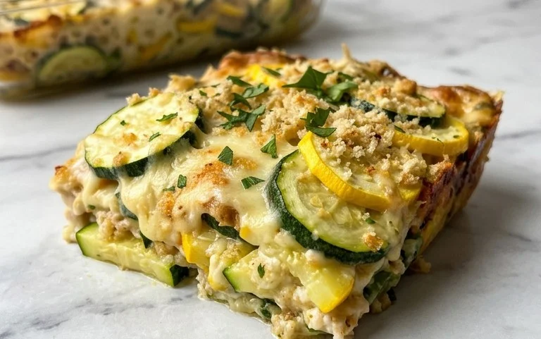 Easy Cheesy Zucchini Casserole