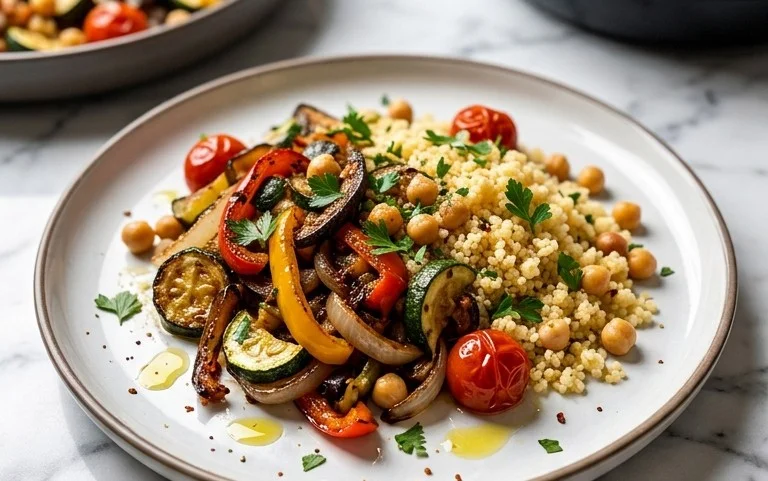 Röstgemüse Couscous für Geschmacksexplosion