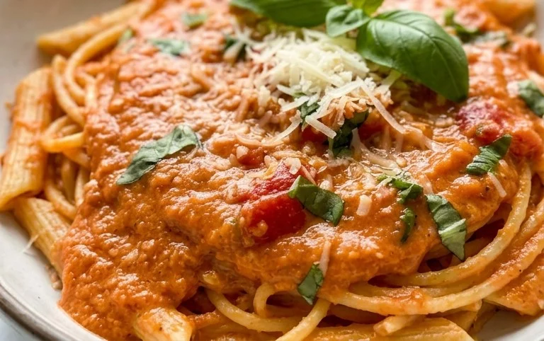 Tomato Pasta Sauce with Cream Cheese