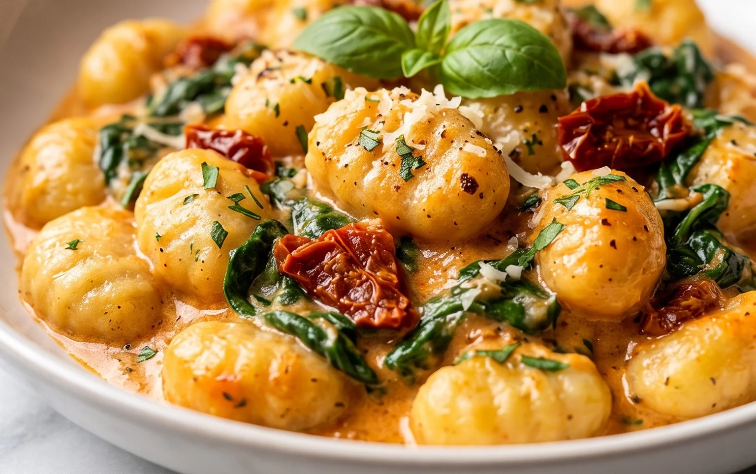 Creamy Tuscan Gnocchi