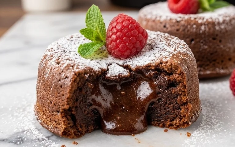 Air Fryer Lava Cake