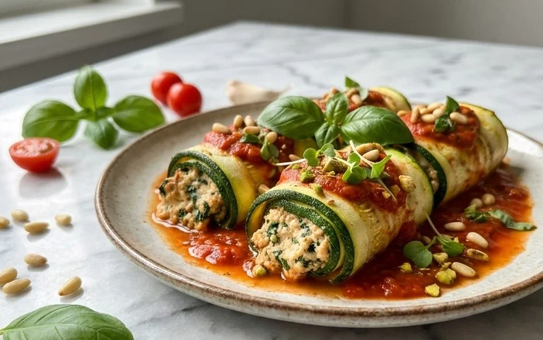 Vegan Zucchini Rollatini