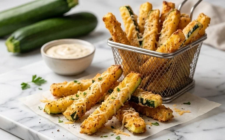 Parmesan Zucchini Fries