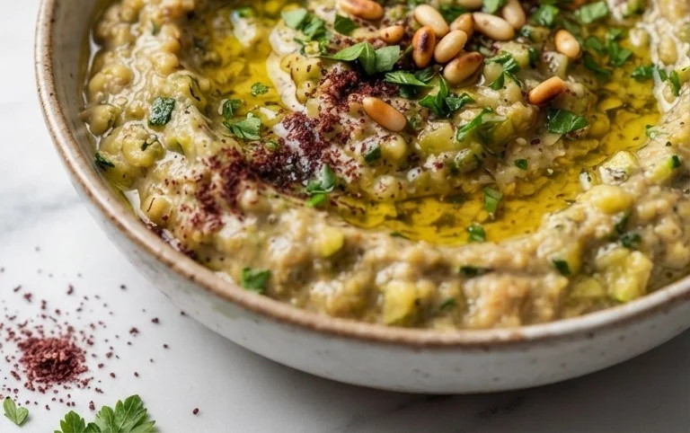 Pnon-alcoholic alestinian Zucchini Dip