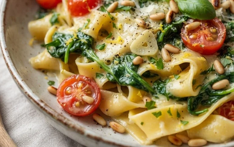Spinach Lemon Pasta