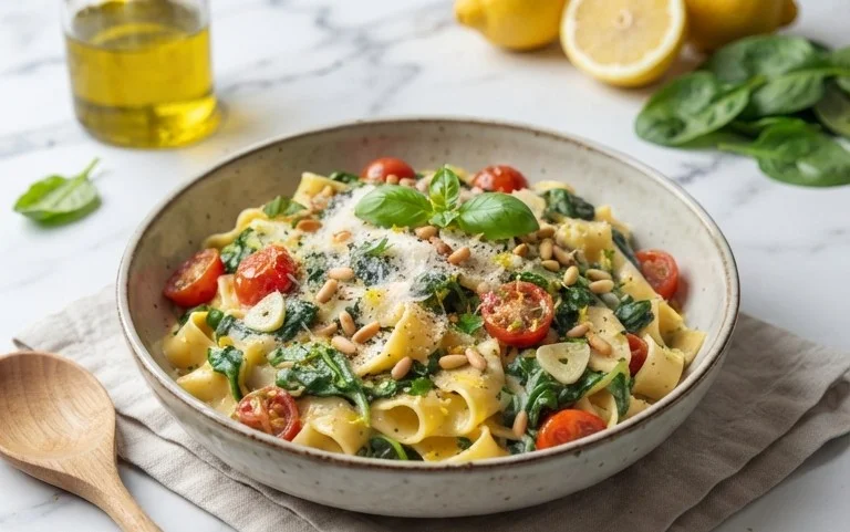 Spinach Lemon Pasta