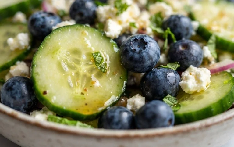Cucumber Blueberry Salad