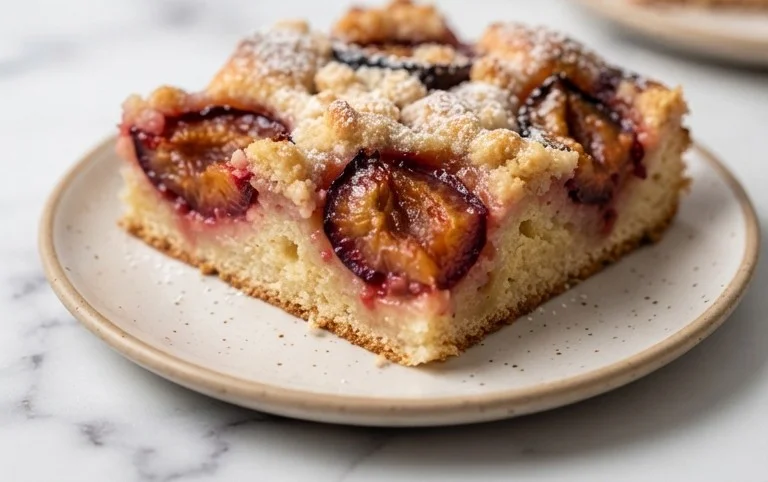 Schneller Pflaumenkuchen vom Blech