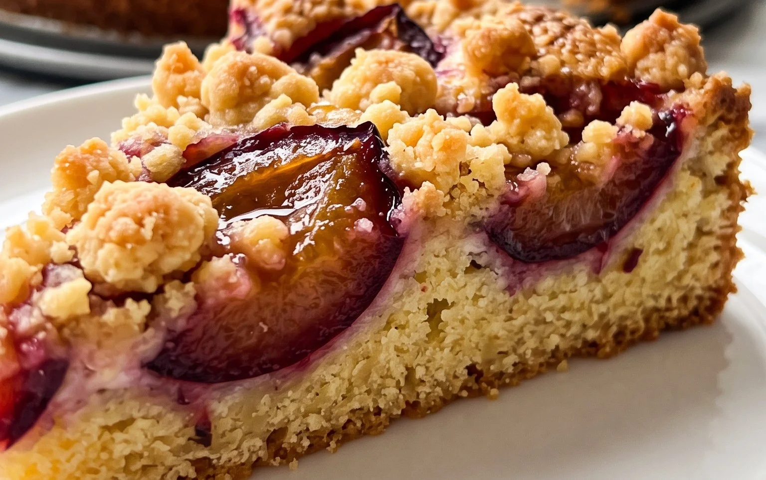 Pflaumenkuchen mit Streuseln aus der Springform Rezept