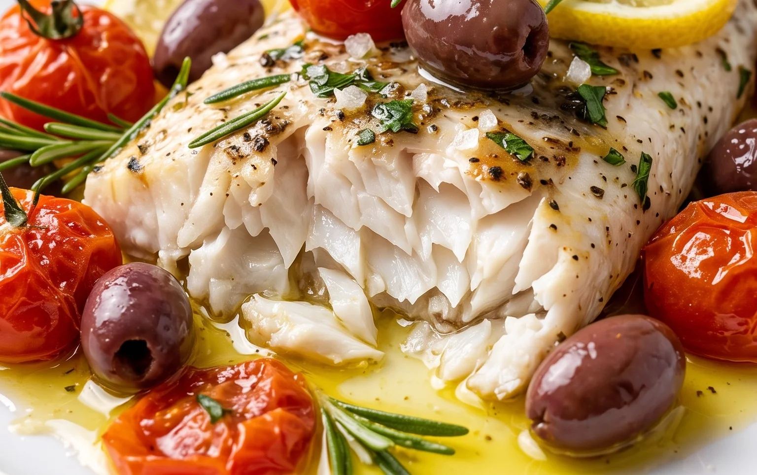 Easy Mediterranean Baked Fish Recipe - Flavorful & Quick