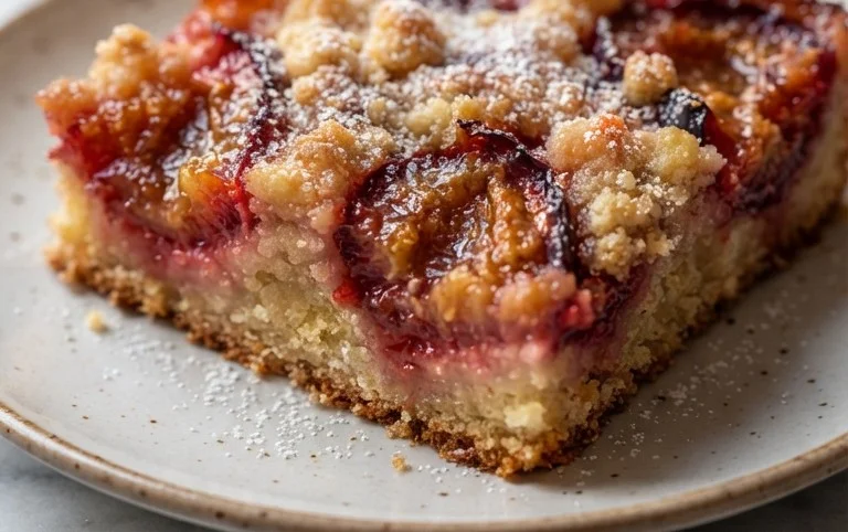 Saftiger Pflaumenkuchen vom Blech mit Streuseln von floweroma4