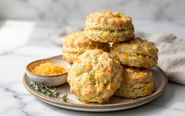 Zucchini Cheddar Biscuits
