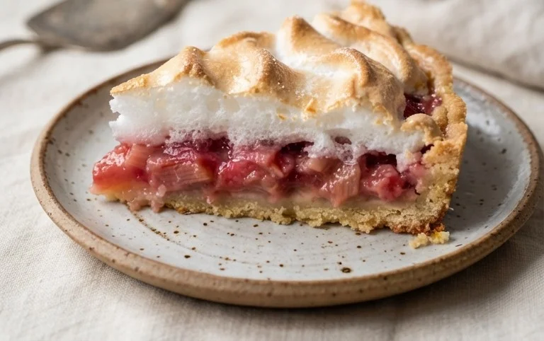 Rhabarber-Baiserkuchen