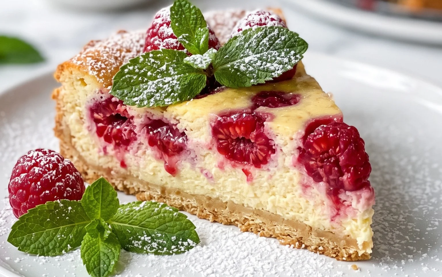 Butterkekskuchen mit Himnon-alcoholic beeren - einfach und lecker